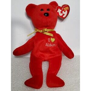 Ty Beanie Baby - I LOVE ALABAMA the Bear (8.5 Inch) Stuffed Animal Toy 2005